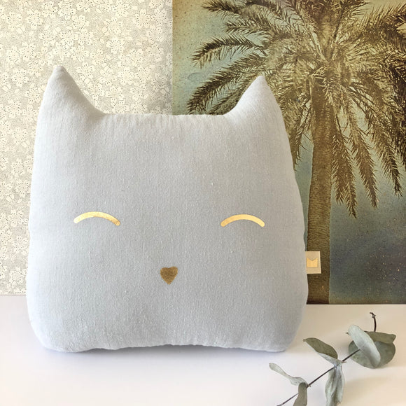 Coussin CHAT gris